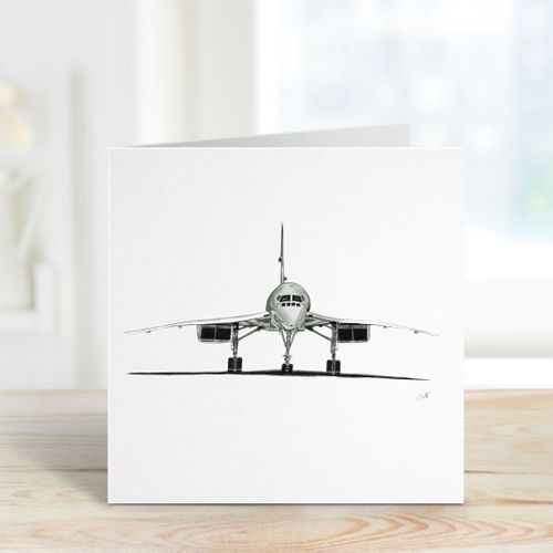 Concorde Greeting Card