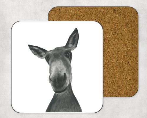 Sirus the Donkey Drinks Coaster
