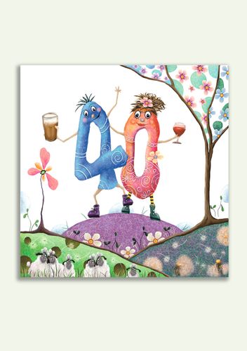 40th Birthday Character