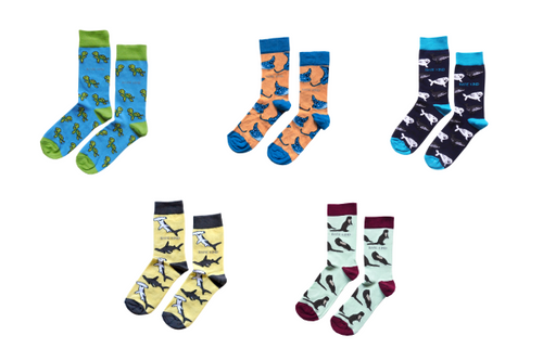 'Save the Ocean Animals' Bamboo Socks