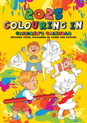 Children's 2025 Colouring In Calendar