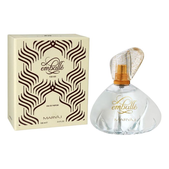 EMBALLE Perfume EDP 100ml For Her Amber Wood Floral Fragrance by Maryaj Perfumes