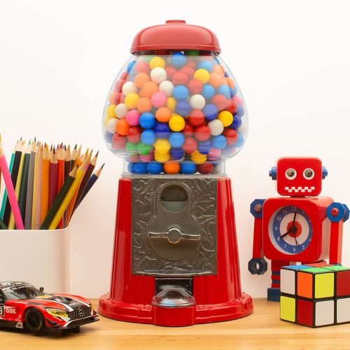 'Retro Coin Operated Gumball Machine Sweet Dispenser'