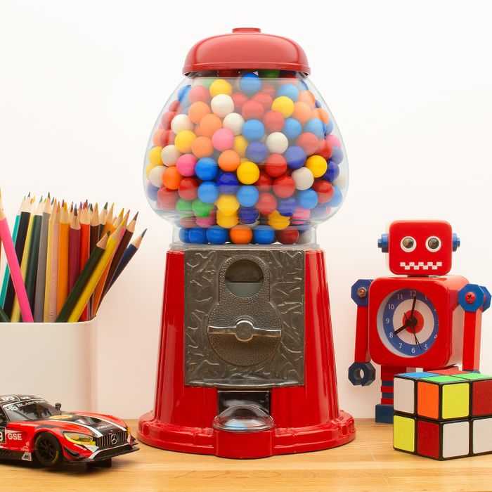 'Retro Coin Operated Gumball Machine Sweet Dispenser'
