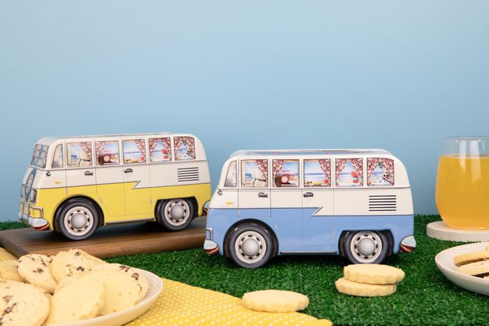 Blue & Yellow Camper Vans
