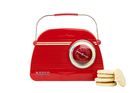 Cream & Red Retro Radios