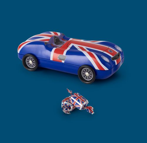 Union Jack Car Tin