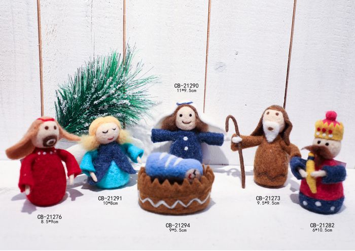 Christmas felt nativity scence