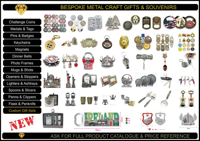 Bespoke Metal Craft Gifts & Souvenirs