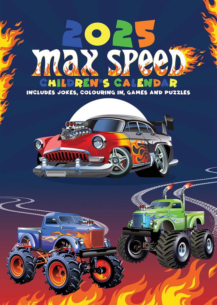Children's 2025 Max Speed Calendar Spring Fair 2025