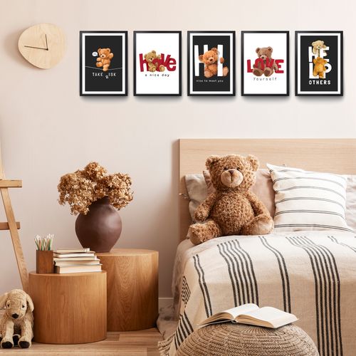 Teddies Mini Poster Set