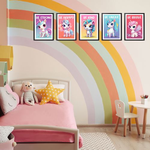 Unicorns Mini Poster Set