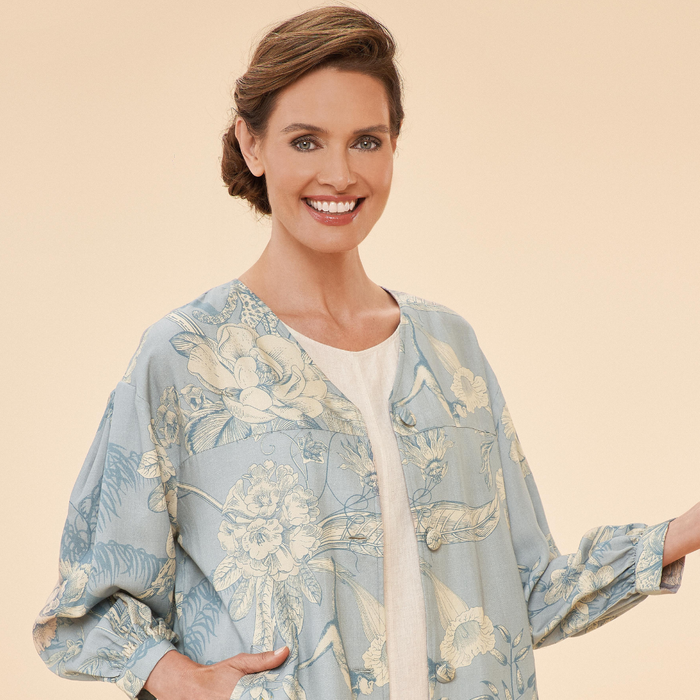 Toile Puff Sleeve Jackets