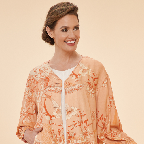 Toile Puff Sleeve Jackets