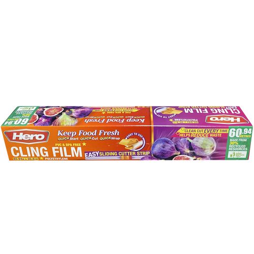 Hero Cling Film 60m. + Cutter