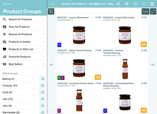 Toucan Order Taking & Product Presentation App