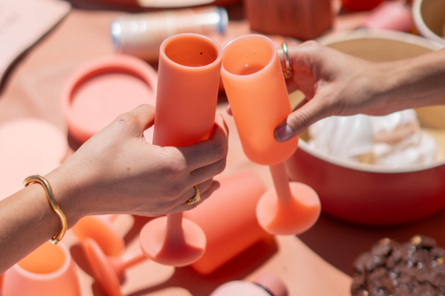 seff | silicone unbreakable champagne flute
