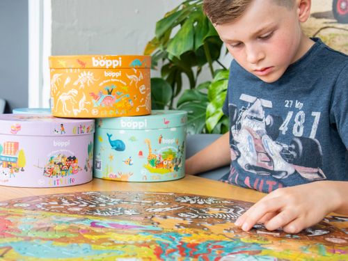 boppi 150pc Round Jigsaw Puzzles