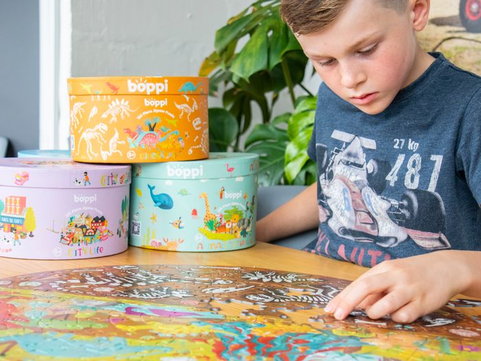 boppi 150pc Round Jigsaw Puzzles