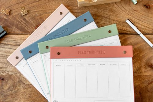 Letts of London Conscious Undated Weekly Notepads