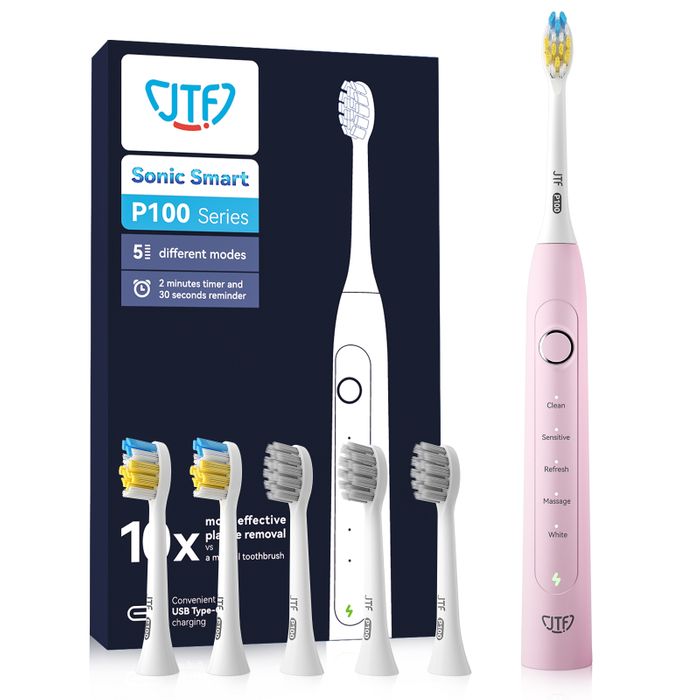 P100 sonic electric toothbrush with brush holder