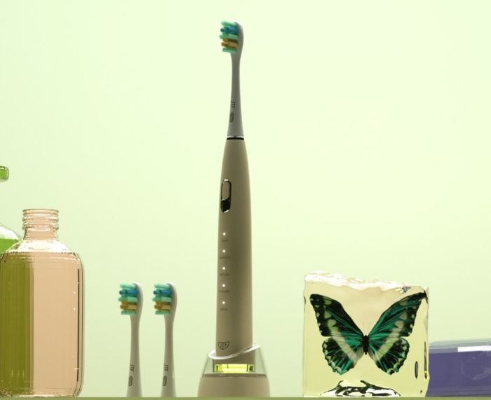 P300 sonic electric toothbrush with travel case and RGB light