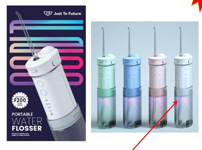 F200 water flosser with UV lamp