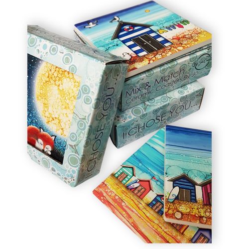 Seaside Ceramic Coasters