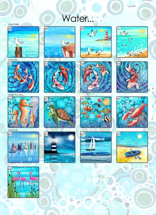 Water Ceramic Coasters