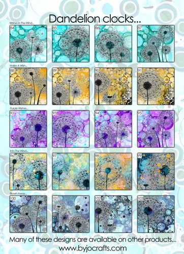 Dandelion Ceramic Coasters