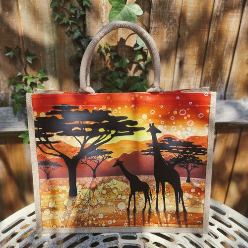 Hessian Shopper Bags