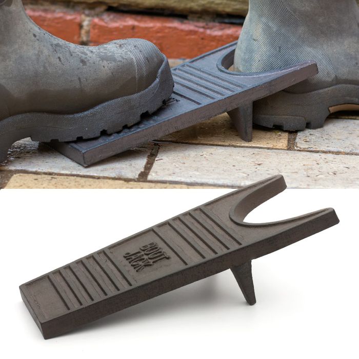 'Heavy Duty' Cast Iron Boot Jack / Remover and Mud Scraper