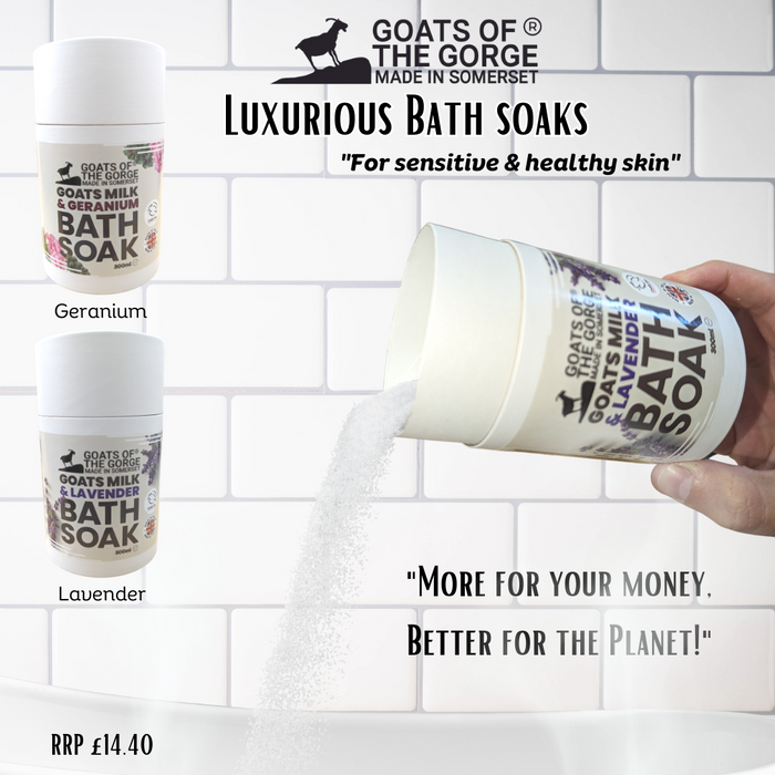 Goats milk Bath soak 300ml e