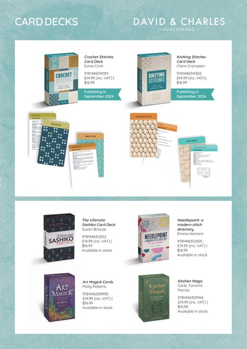 Art, Craft, Nature and Wellbeing Card Decks