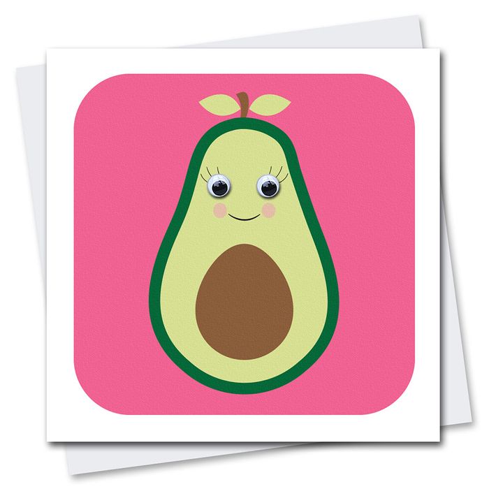 Fruit and Friends googly eyed cards