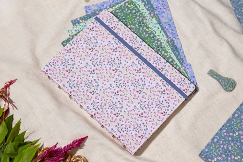 NEW for 2024 Filofax Meadow A5 Refillable Notebook  - Pink