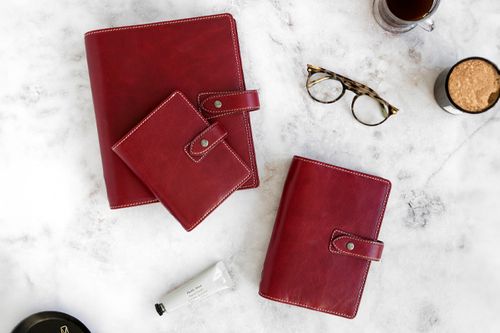 NEW for 2024 Filofax Malden Organisers -  Burgundy
