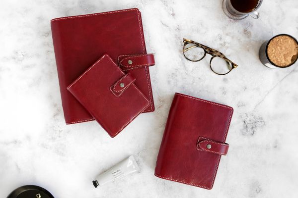 NEW for 2024 Filofax Malden Organisers -  Burgundy