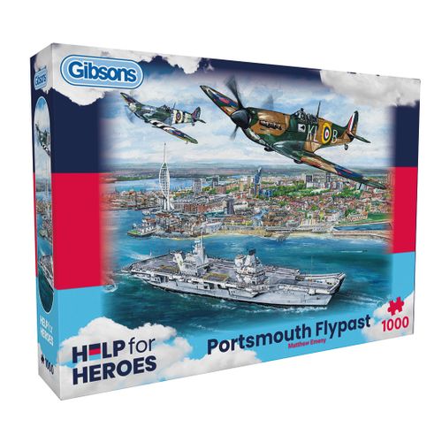 Portsmouth Flypast 1000 Piece Jigsaw Puzzle