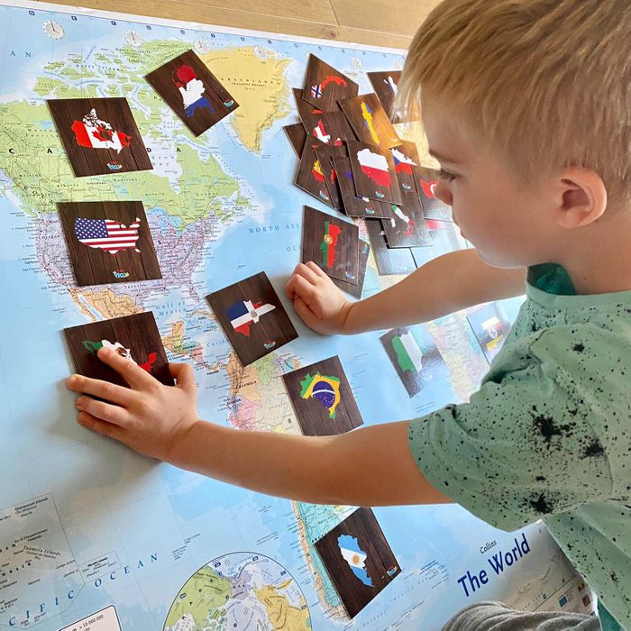 MEGA SET - All Countries of the World divided by Continents - North America, South America, Australia & Oceania, Africa, Asia, Europe (Including Transcontinental Countries) Geography Quiz Educational Games