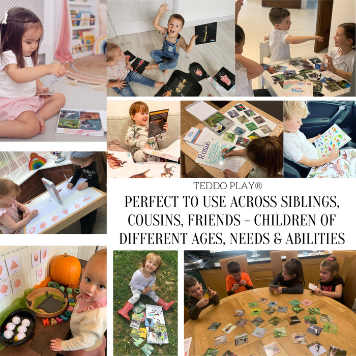 Teddo Play MINIs | Smaller Packs | Literacy & Vocabulary Range
