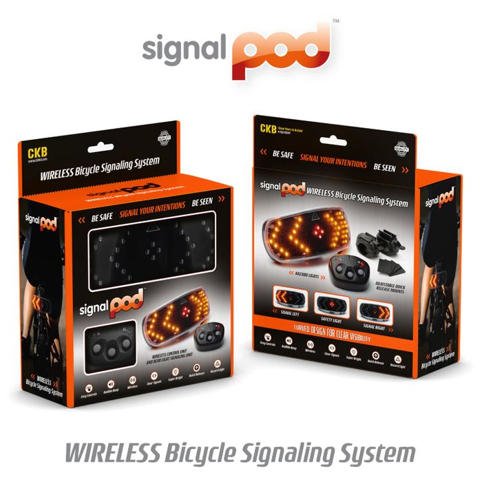 'Signal Pod' Wireless Bicycle Indicator