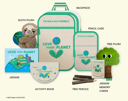 Sustainable Love Your Planet Children's Backpack Kit