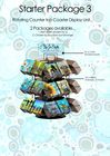 Rotating Counter Top Coaster Display Unit