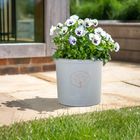 Grey Cylinder Pot