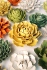 ENGLISH GARDEN collection - ceramic flowers