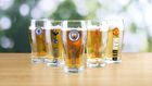 Personalised Football team Glasses