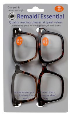 Remaldi Essentail - packs of reading glasses