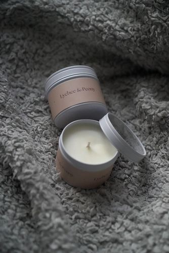 Lychee & Peony Candle Tin