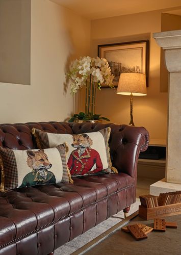 Luxury Dressed Animal Tapestry & Tweed Cushions